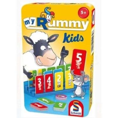 MyRummy Kids - Bordspellen - SCHMIDT SPIELE - Laat kinderen kennismaken met Rummy met deze aangepaste en kleurrijke versie!
