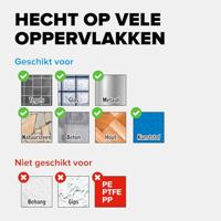 tesa 70047-00000-00 Messenhouder Wit - thumbnail