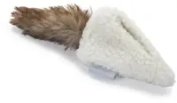 Beeztees kattenspeelgoed catnip kussentje Yeti jute 20x7x7cm wit - thumbnail