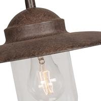 Voordeur verlichting roest Nordlux &apos;Luxembourg&apos; wandlamp E27 fitting - thumbnail