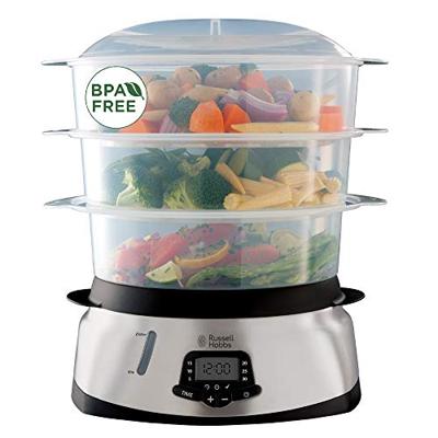 Russell Hobbs 23560-56 stomerkoker 3 mand(en) Aanrecht 1000 W Roestvrijstaal Russell Hobbs 23560-56 stomerkoker 3 mand(en) Aanrecht 1000 W Roestvrijstaal