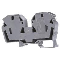 WAGO 285-635 Doorgangsklem 16 mm Spanveer Toewijzing: L Grijs 15 stuk(s)