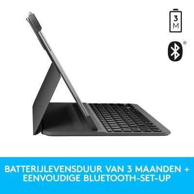 Logitech Slim Folio Pro for iPad Pro 11-inch (1st and 2nd gen) tablethoes - thumbnail