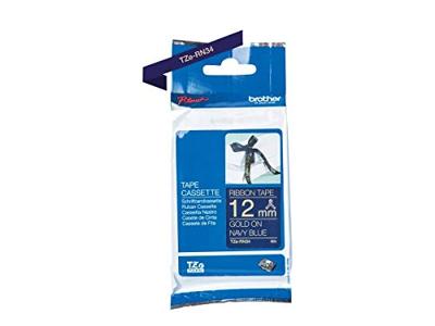 Etiketten Brother TZe, TZ TZe-RN34 Tapekleur: Marine-blauw Tekstkleur:Goud 12 mm 4 m Etiketten Brother TZe, TZ TZe-RN34 Tapekleur: Marine-blauw Tekstkleur:Goud 12 mm 4 m