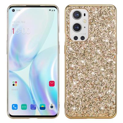 Voor OnePlus 8T Glitter Poeder Shockproof TPU Beschermhoes (Goud)