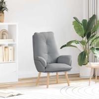 Fauteuil Lichtgrijs 69 x 74 x 93 cm Sherpa Stof - thumbnail