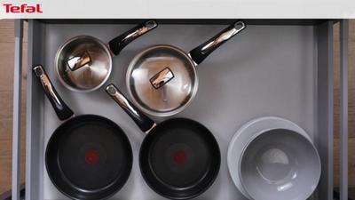 Pan Tefal EMOTION 24CM Groen Zilverkleurig Roestvrij staal 24 cm Ø 24 cm Ø 20 cm - thumbnail