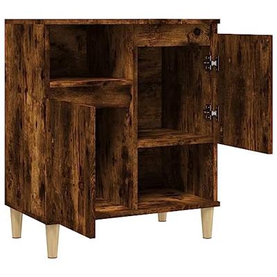 Dressoir 60x35x70 cm bewerkt hout gerookt eikenkleurig Dressoir 60x35x70 cm bewerkt hout gerookt eikenkleurig