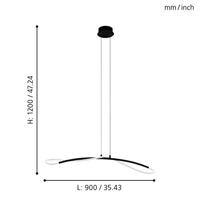 Eglo Design hanglampEgidonella met led - 99382 - thumbnail