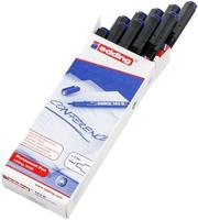 Viltstift edding 143 schuin 1-3mm blauw | 10 stuks - thumbnail