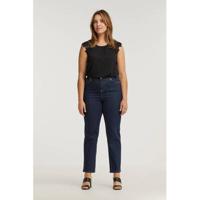 Yesta high waist straight fit jeans Ayda dark denim - thumbnail