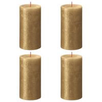 Bolsius stompkaars shimmer 130/68 gold a4 - thumbnail