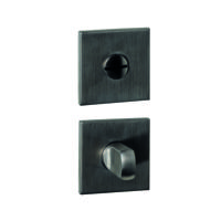 Intersteel WC-sluiting verdekt 53x53x6mm met stift 6-8mm PVD Antraciet - thumbnail