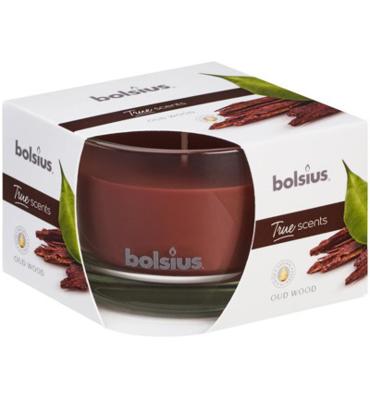 Bolsius Geurkaars In Glas Oud Wood 63x90 True Scents Bolsius Geurkaars In Glas Oud Wood 63x90 True Scents