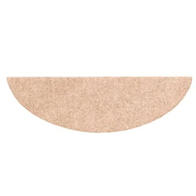 VidaXL Trapmatten zelfklevend 15 stuks 56x17x3 cm lichtbruin halfrond