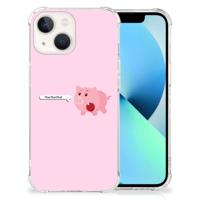 iPhone 13 Stevig | Bumper Hoesje | Pig Mud - thumbnail