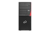 Fujitsu ESPRIMO P756/E90+ DDR4-SDRAM i3-6100 Desktop Intel® Core™ i3 4 GB 128 GB SSD Windows 7 Professional PC Zwart, Rood - thumbnail