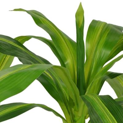 VidaXL Kunst dracena plant met pot 100 cm groen