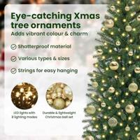 Kunstkerstboom met 150 LED met standaard Groen 150 cm PE en PVC - thumbnail