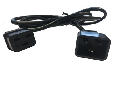 Kabel Voeding C20/C19 Salicru 663BA000002 Zwart 1,8 m