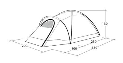 Outwell Cloud 3 Tent - thumbnail