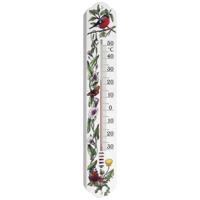 TFA Dostmann Analoges Innen-Außen-Thermometer 12.3040.20 Thermometer Wit, Bloemen - thumbnail