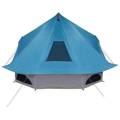 VidaXL Familie tipi tent tipi met dak blauw 680 x 430 x 270 cm VidaXL Familie tipi tent tipi met dak blauw 680 x 430 x 270 cm