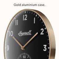 Muurklok Ingersoll 1892 IC003GB Gouden Zwart - thumbnail