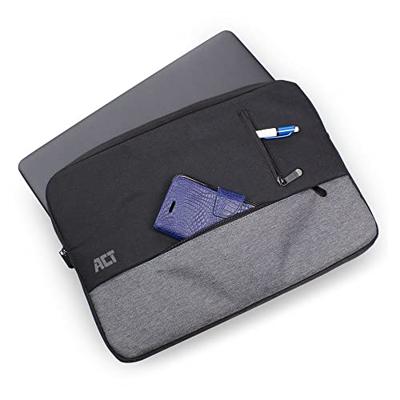 ACT urban, laptop sleeve 14.1 inch, zwart/grijs