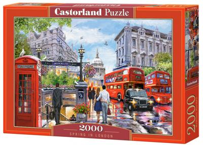 Castorland legpuzzel Spring in London 2000 stukjes Castorland legpuzzel Spring in London 2000 stukjes