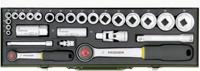 PROXXON dopsleutel set socket wrench set 1/2"+1/4" (27 pcs.) - thumbnail