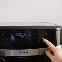 Taurus Air Fry Digital Duo Dubbel 9 l 2200 W Heteluchtfriteuse Zwart - thumbnail