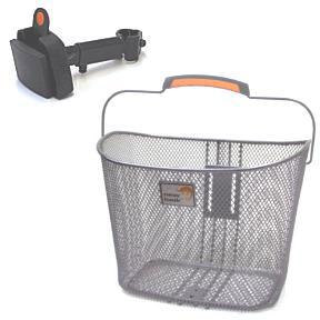 New Fietsmand toscane smartlock voor 19 liter zilver