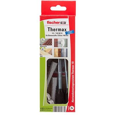 Fischer 544675 TherMax 10/140 M10 Afstand montagesysteem 210 mm 22 mm 2 stuk(s) Fischer 544675 TherMax 10/140 M10 Afstand montagesysteem 210 mm 22 mm 2 stuk(s)