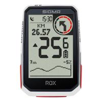 SIGMA fietscomputer rox 4.0 gps hr top mount set wit - thumbnail