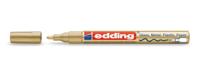Paintmarker edding 751 op oliebasis 1-2mm goud | 10 stuks - thumbnail