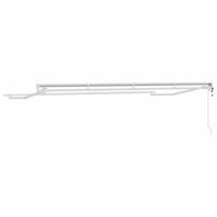 VidaXL Zijde frame wit 4 x 2 m poedercoating staal - thumbnail