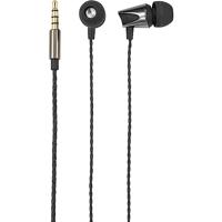 Renkforce Stereo Headset In Ear Headset Zwart (metallic) - thumbnail