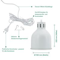 Venso Lampenscherm Saga 22 cm 230 V E27 18 W 1 stuk(s) - thumbnail