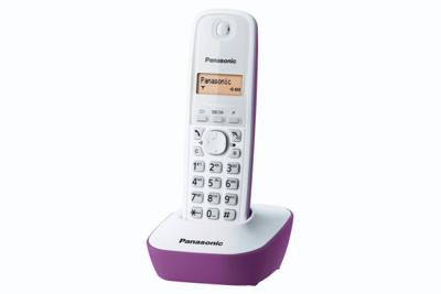 Panasonic KX-TG1611FRF Solo Draadloos antwoordapparaat Wit Paars - thumbnail