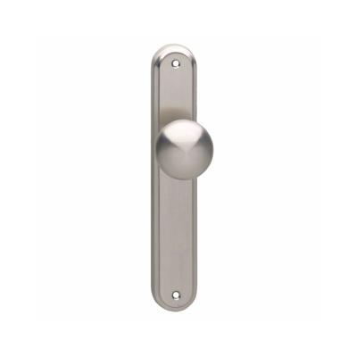 Intersteel knop op schild 60x25mm Nikkel Mat Intersteel knop op schild 60x25mm Nikkel Mat