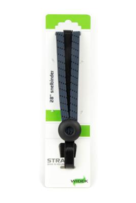 Qibbel Widek triobinder eye met haak 24+2x12mm zwart/blauwgrijs