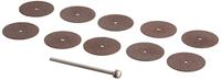 Proxxon Micromot 28 810 Doorslijpschijf recht 22 mm 1 set(s) Non-ferrometaal, Staal, RVS, Kunststof, Hout - thumbnail