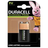 Batterij oplaadbaar duracell 9v hr9v | 10 stuks - thumbnail
