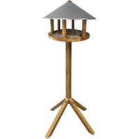 Esschert Design Voedertafel driehoekig met zinken dak FB431 - thumbnail