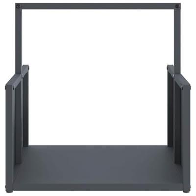 VidaXL Brandhoutrek 40x40x40 cm koudgewalst staal antracietkleurig VidaXL Brandhoutrek 40x40x40 cm koudgewalst staal antracietkleurig