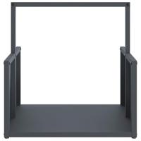 Brandhoutrek 40x40x40 cm koudgewalst staal antracietkleurig - thumbnail