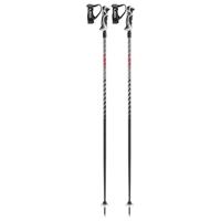 Leki Hot Shot S Skistok Eloxal-Black/Anodized-Grey/Bright-Red 115 cm - thumbnail