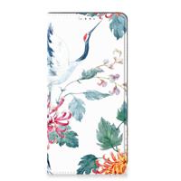 OPPO A17 | Hoesje maken | Bird Flowers - thumbnail