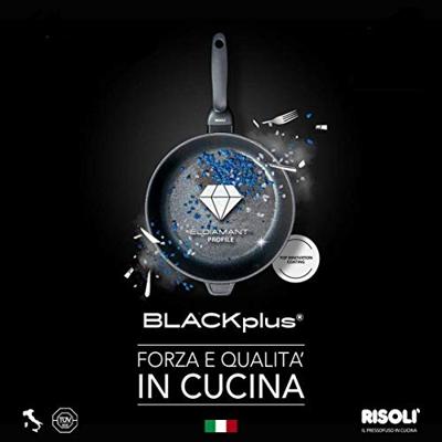 Risoli Black Plus Koekenpan inductie - Ø200mm Risoli Black Plus Koekenpan inductie - Ø200mm